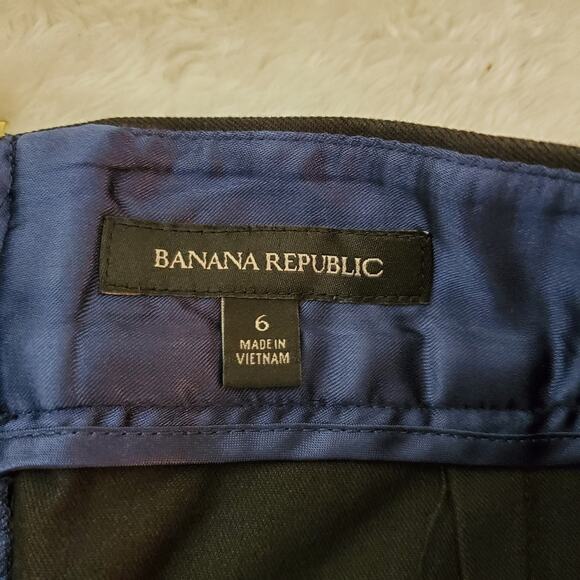 Banana Republic Size 6 Black Double Zipper Skirt - Picture 4 of 7
